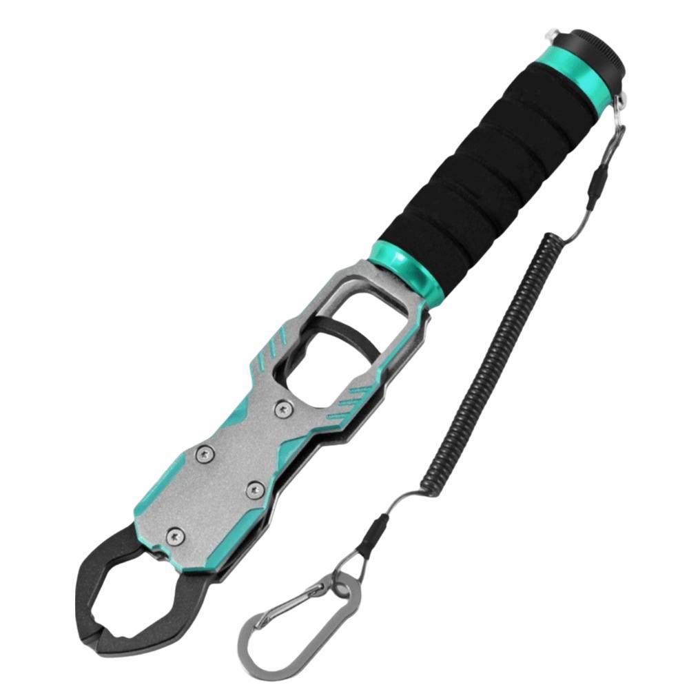 With 40lb Scale Fishing Grabber 360° Swivel Non-Slip Handle Fish Holder  Saltwater Fishing