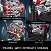 Mould King 10211 Aircraft Engine Building Blocks Set, 1147+ Pieces, Technic-Style Engine Model, STEM Learning Toy for Adults and Kids, Building Kit,