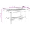 Coffee Table 70x40x35 Cm Bamboo