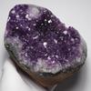 stone Natural Mineral Amethyst Cluster Uruguay Crystal [N2 Natural] (Amethyst Geode) - - (66 "One-of-a-kind" Approx. 1450g, 121x93x104mm)