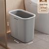 Large Capacity Narrow Bathroom & Kitchen Trash Can with Lid