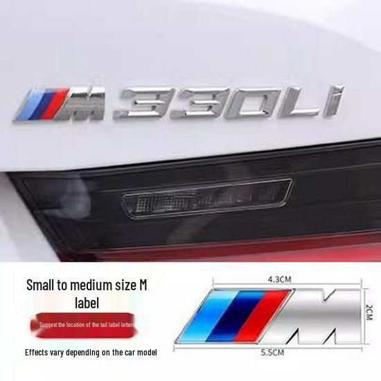 Compatible Grille & Fender Emblem for BMW 1, 3, 5 Series, X1, X2, X5, X6, M3