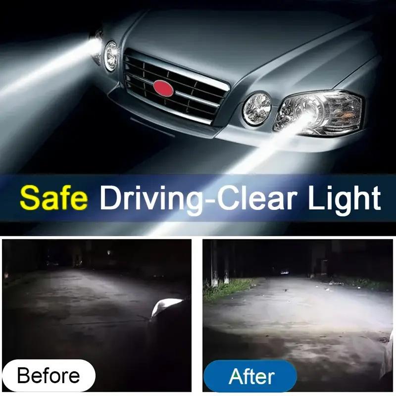 Headlight Restoration Fluid Automotive Headlight Oxidation Yellowing Scratches Blurring Enhancement