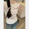 Internet Celebrities Popular Letter Short-sleeved T-shirt Women, Summer New Slim and Thin Printed Top