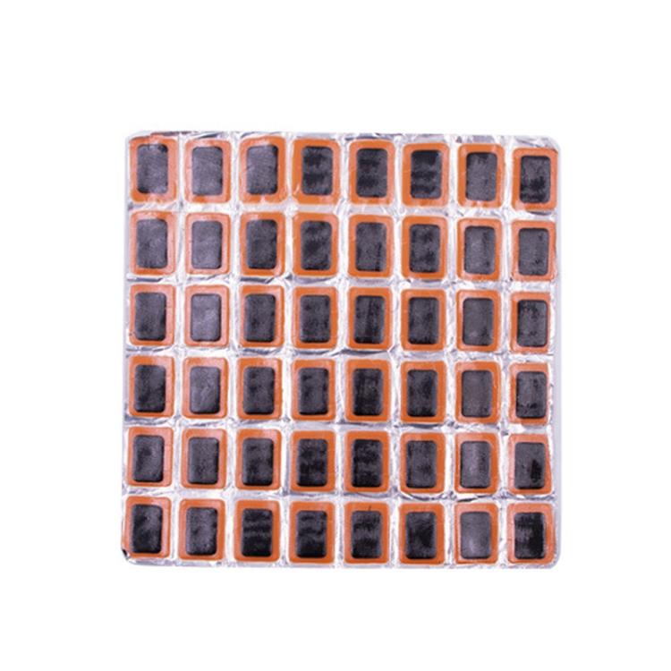 

48pcs /Sheet Car Vacuum Tire Film Bicycle Motorcycle Tire Repair Film, Style: Square Square