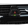 For BMW 5 Series 18- Real Carbon Fiber Console Emergency Light Switch Decor
