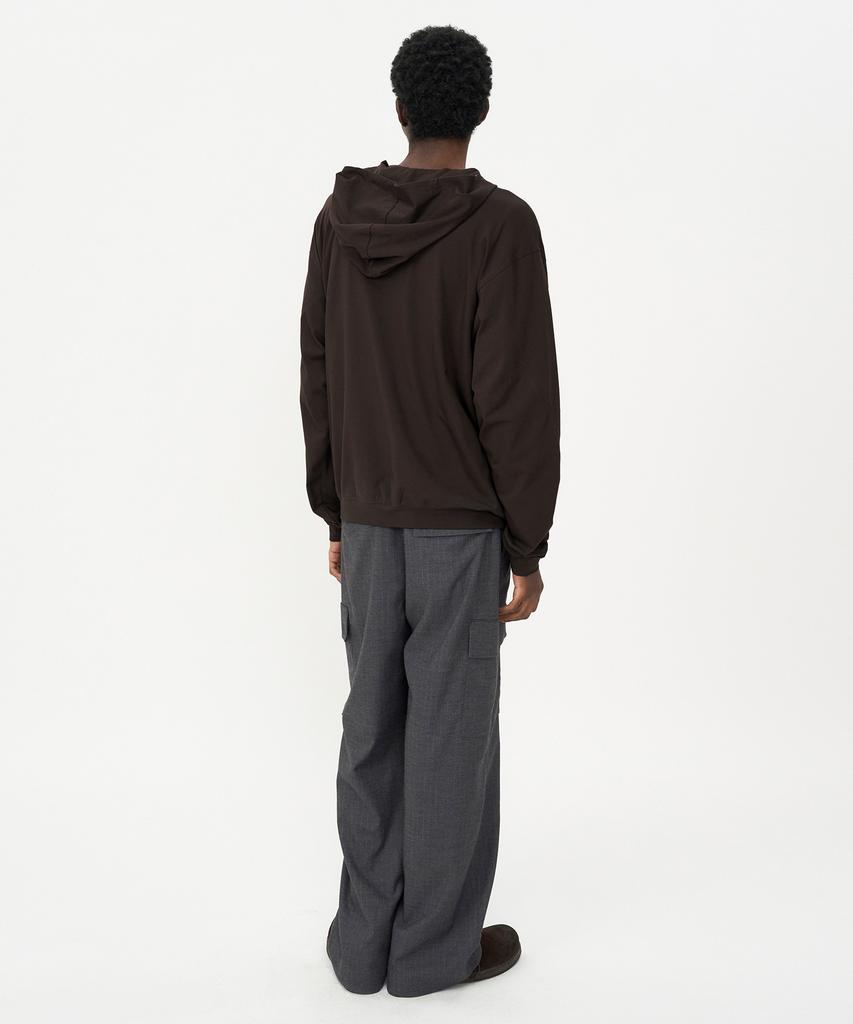 INSILENCE Striped Cargo Pants Melange Grey
