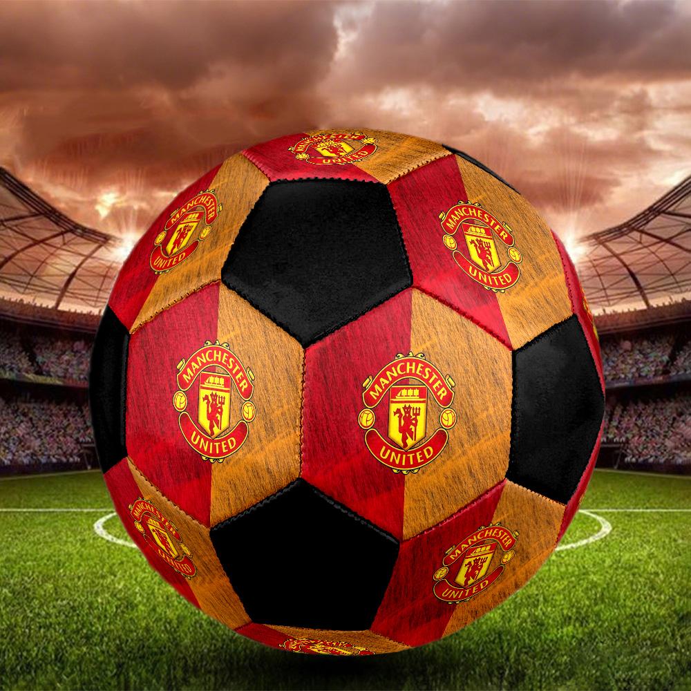 Manchester United2 Fußball Bunt Alle Altersgruppen Maschinengenäht PVC Wettkampfbereit Langlebig Hoher Rückprall.GRÖSSE5