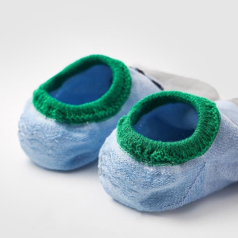 5 Paar/Set Babysocken Mädchen Jungen Print Baumwolle Kleinkind Baby Cartoon Socken für Kinder Niedrig geschnitten Flachmündig Bootssocken Sommer