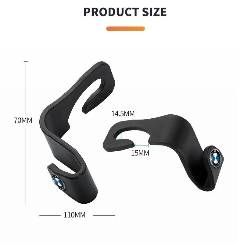 1/2 szt. Haczyk na zagłówek fotela samochodowego Wieszak do przechowywania Dla BMW M M3 M5 F10 F30 F20 E28 E30 E34 E36 E39 E46 E91 Performance X1 X2 X5