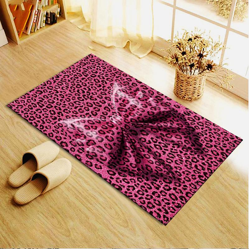 2025 New Leopard Print Bow Carpet Rug for Living Room Bedroom Home Sofa Decoration,Kids play Non-slip Floor Mat16