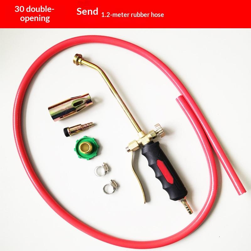 Single Double Switch Lpg Liquefied Gas Torch Portable Flamethrower Spitfire For Outdoor Camping Hiking Bbq Ignition Use