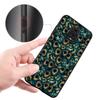 Peacock Feathers Case for Xiaomi Redmi Note 10 8 8T 9 10S 11S 11 7 12 12S 11E 13 Pro Plus Soft TPU Black Phone Cover