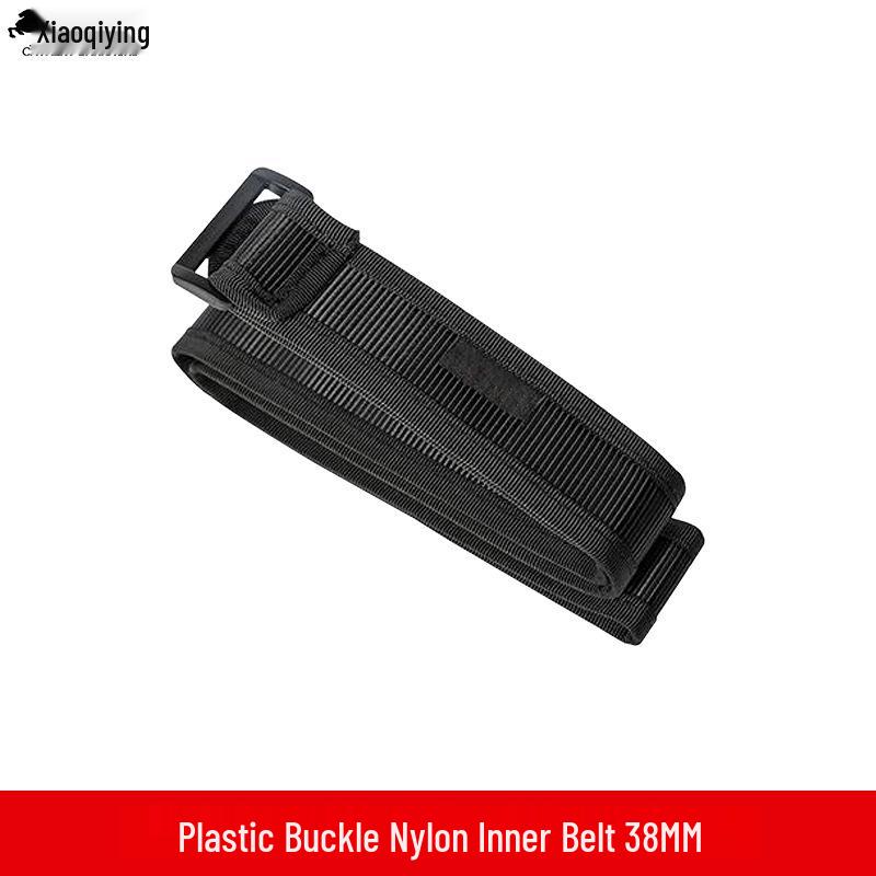 Cinturone di sicurezza multifunzionale in nylon nero in tessuto Oxford - Set da addestramento per servizio di pattuglia in otto pezzi