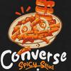 Converse TTeokbokki STreeT Food CiTy T shirT Black Uck170 023