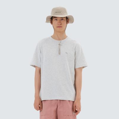 Melange Short Sleeve T-shirt Melange Gray (S25MUFTS50)