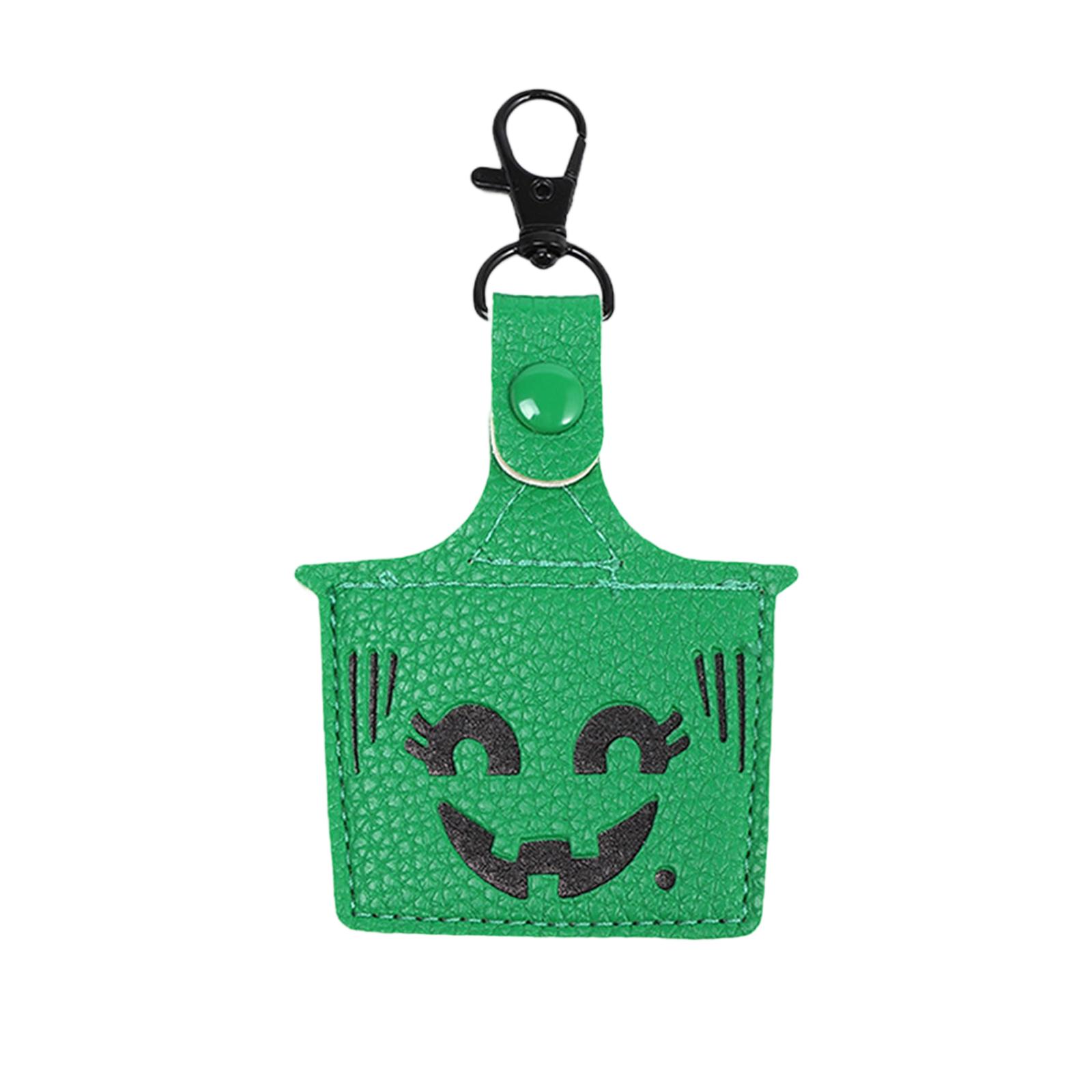 

Premium Leather Protective Case Keychain Holder For Smart Device Accessory One Size