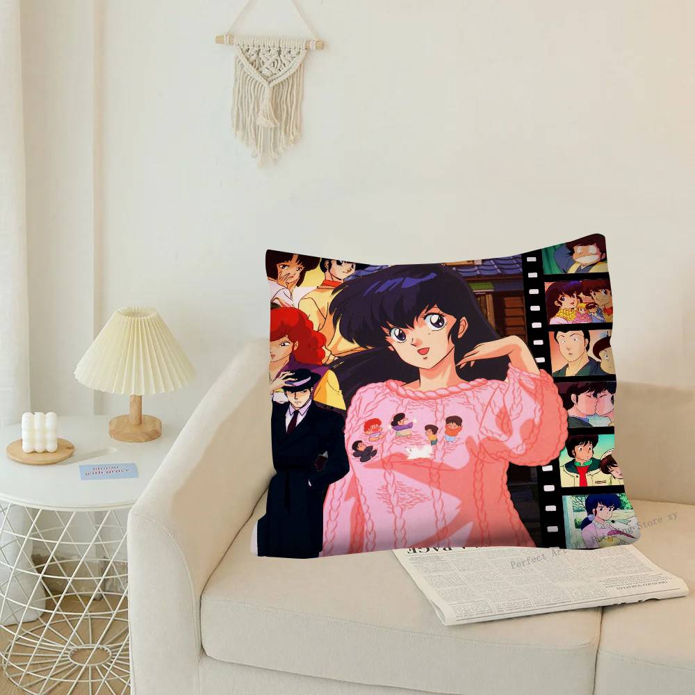 1Pc Anime Maison Ikkoku Pillow Case Fashion Square Pillowcase Bedroom Sofa Room Ins Decoration Leisure