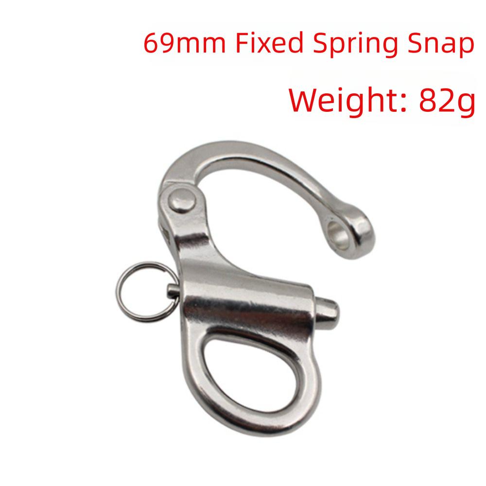Jaw Swivel Snap Shackle Stainless Steel Quick Release Shackle Hook Chain Shackle  Halyards