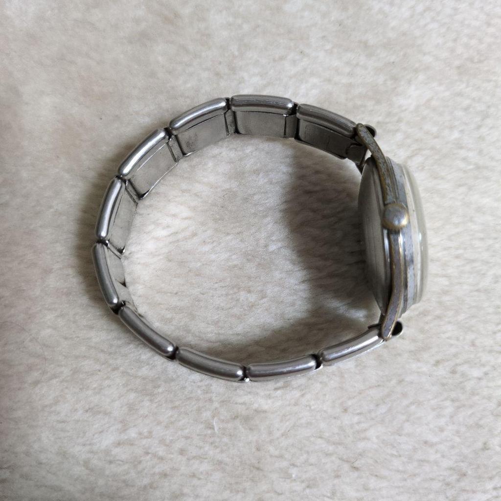 Used JUNGHANS manual winding watch silver