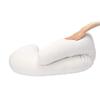 Nishikawa Body Pillow 32X130cm Easy To Fit Your Body Shape That Is Easy To Hug Laxia Made In Japan White EG90100049M [Nishikawa]