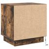 Nightstand Set of 2 Smoked Oak 44 x 34.5 x 45 cm
