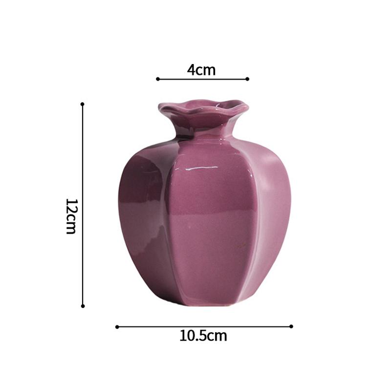 Ceramics Vase Flower Vase Decorations Household Table Accessories Nordic Vases For Flowers Bottle Room Decoration Workspace Accessories