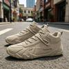Ankle Boots For Men Spring Man Casual Sneakers Non Slip Khaki Work Mens Shoes Short Boots Loafers Lace Up Zapatillas Hombre