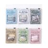 Retro Fragmented Fabric Hand-Tear Base Stickers: Sugar Poetry DIY Journal Collage Pack
