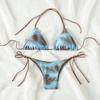 2025 Tie Dye Šněrovací Bikini Set Plážové Plavky Dámské Plavky Biquinis Tankini Femme Plavky