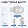 10 Pack Self-Adhesive Desktop Cable  Management Elastic Cord Organizer Cable Clips  Indoor