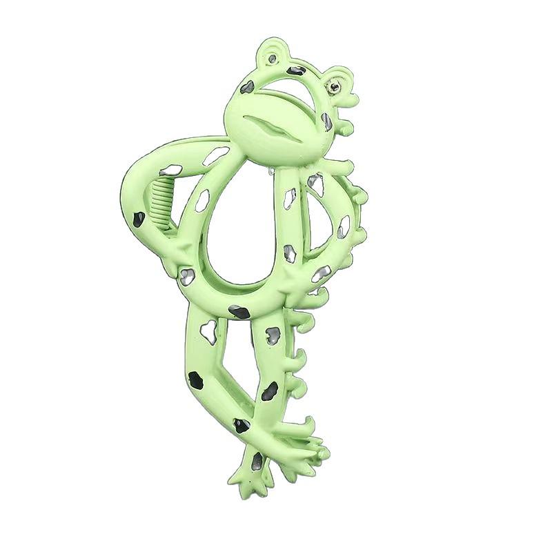 Trendy Cartoon Frog Shark Hair Claw - Cute, Stylish Clip for Voluminous Updos