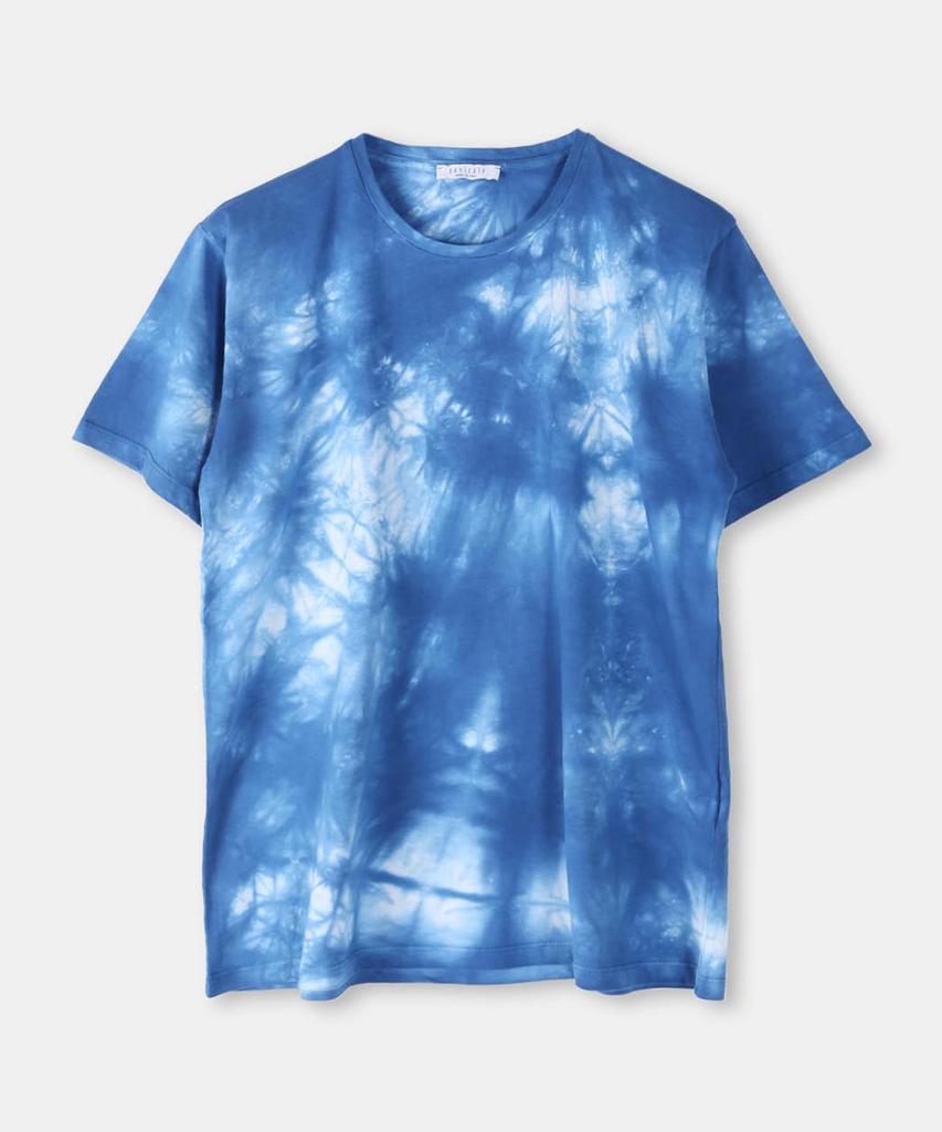 PANICALE Batik-Baumwoll-Jersey-T-Shirt 2 Farben