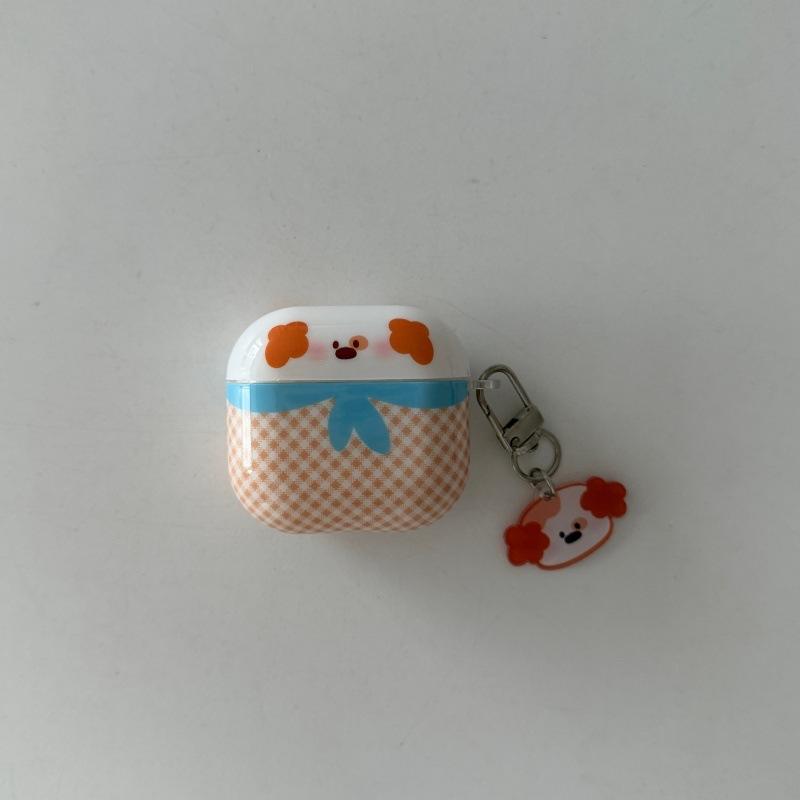 Blue Rhombus Tie Baby Elephant Suitable for Apple AirPods 1st Generation Protective Case Pro1 Wireless Bluetooth Headset Case Pro1