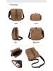 Men's Wear-Resistant Canvas Crossbody Bag