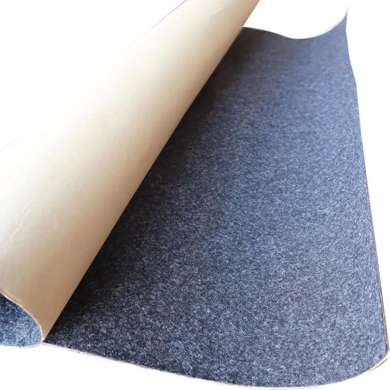100cm/200cm*50cm Black Dark Gray Color Self-adhesive Felt Fabric Sticky Felt Cloth for Background Decoration Sound Insulation