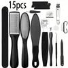 Professional Heavy-Duty Toenail Clipper Set for Ingrown & Thick Toenails,Smooth Feet with Stainless Steel Foot Care Tools
