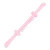Bendable Muscle Stick Soft TPR Non Slip Long Handle Roller Massage Stick for Legs Arms Pink