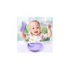 Qshare Suction Baby Plate and Bowl Set with Fork Spoon,Non Slip Toddler Divided Placemat,BPA Free Silicone Feeding Set for Babies Toddlers Kids