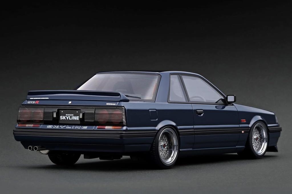 Ignition Model Nissan Skyline Blue Black Finished Model IG4008 TK.Company 1/18 GTS-R (R31)