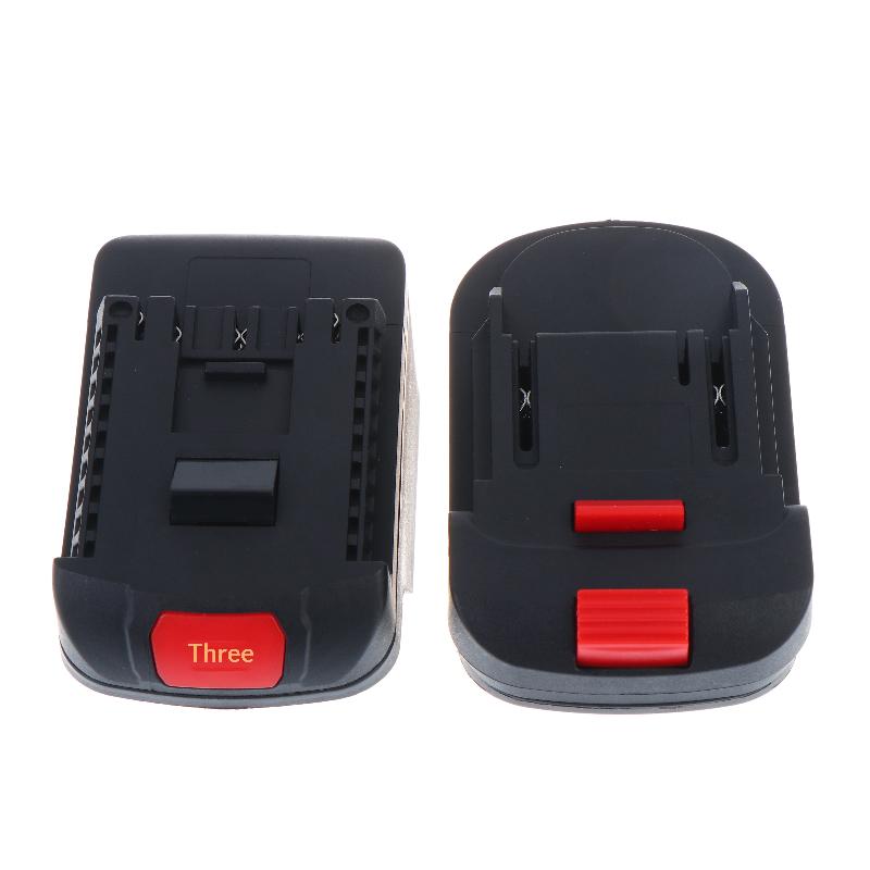 1 Stuk Universele Zwarte Batterij Adapter Converter Voor 18V Lithium Batterij Li-Ion Elektrisch Gereedschap Doe-het-zelf Accessoires