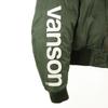 VANSON Flight Jacket L Khaki Blouson Men's Used
