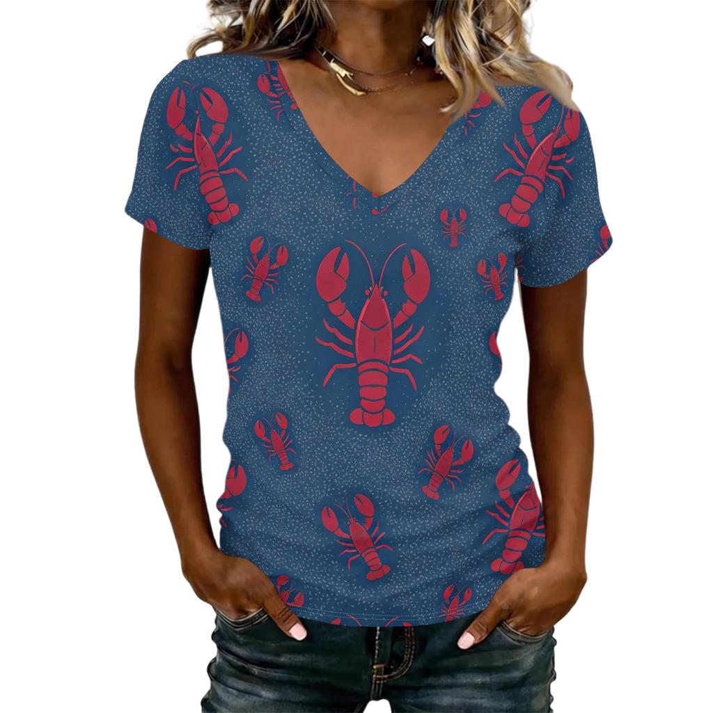 Women's Casual Print Top Blouse for Summer Everyday Wear