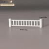 1Pcs Dollhouse Window Door Prop Mini Door Head Fence Courtyard Simulation Model Miniature Garden Scene Diy Furniture Decoration