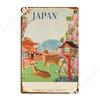 Japonia Vintage Plakat Metalowe Tabliczki pub Garaż Dekoracja Klub Dom Blaszany znak Plakat