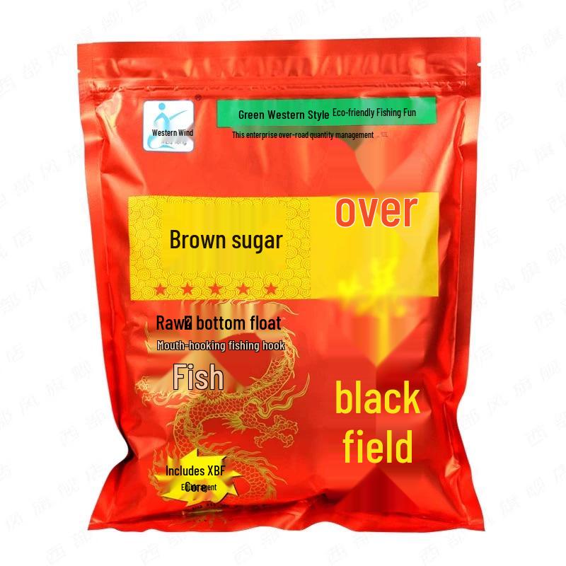 Western-Style Black Pit Carp Bait – Original Pond Fruit & Potato Flavor All-Kill Groundbait