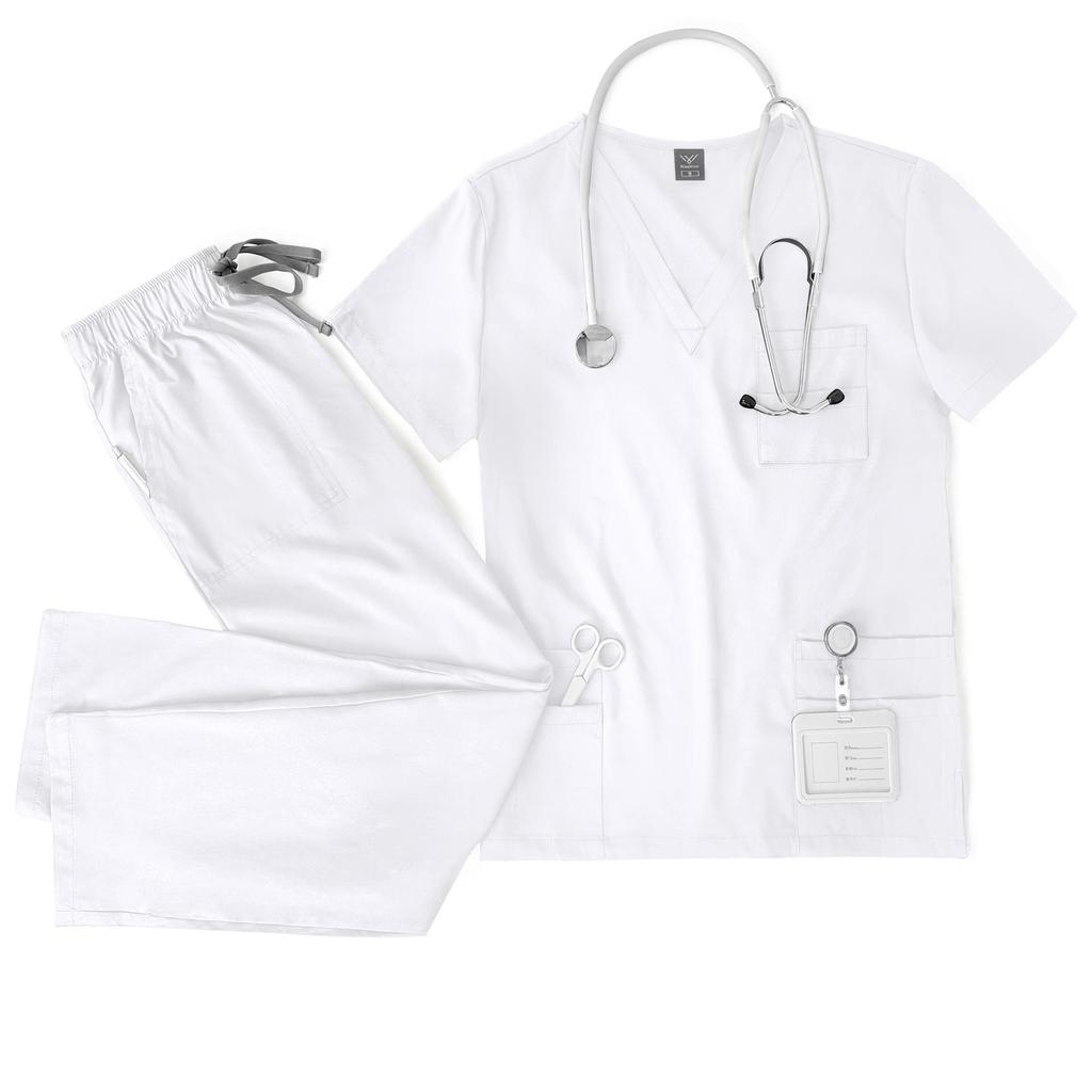 Veterinarian Workwear Set: Operating Room Gown for Nurses and Dental/Oral Surgery Procedures.