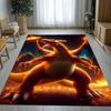 Charizard Charmander Pokemon Living Room Non-Slip Area Rug Soft Carpet for Bedroom Kids Playroom Sofa,Home Decor Doormat Gift