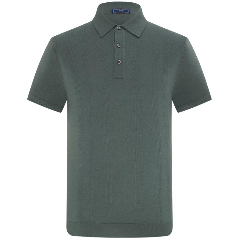 EMZ Erdos Men s Pure Wool 5A Antibacterial Short Sleeve Polo Shirt 2XL