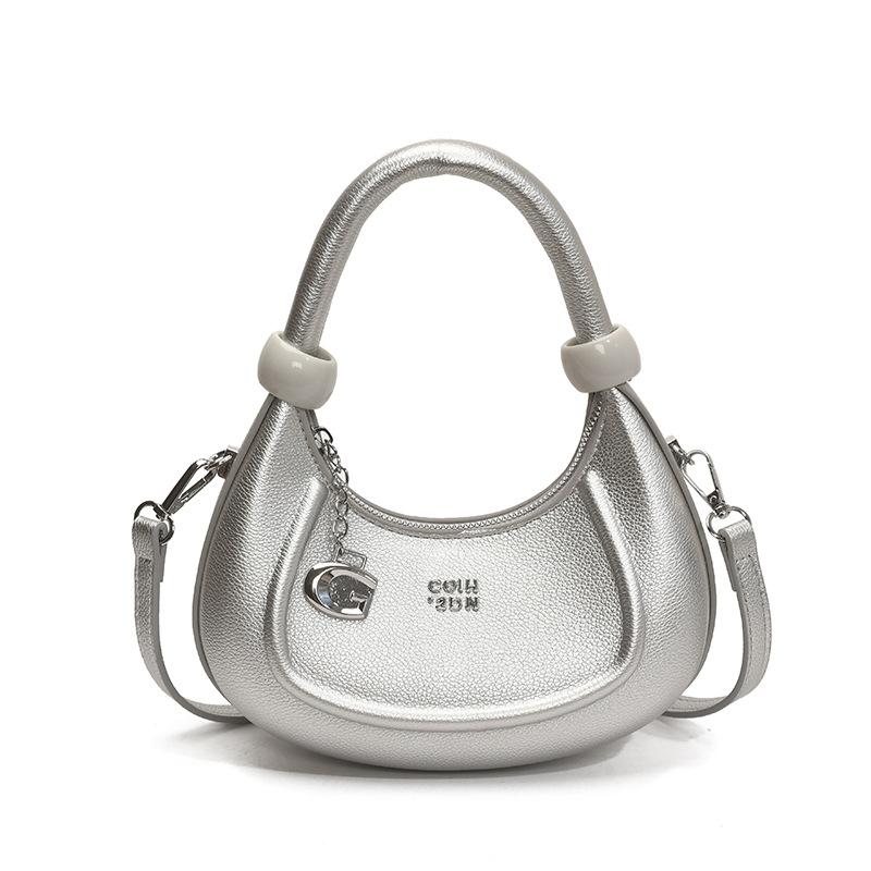 Niche design bag women's new trendy popular versatile messenger bag portable crescent bag